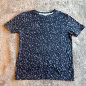 Old Navy Kids Navy Wave Tee